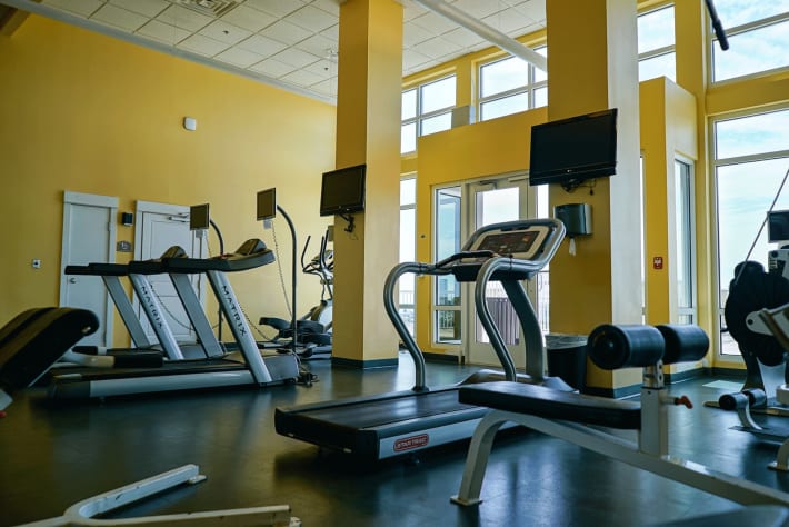 Fitness facility available in Tower 2