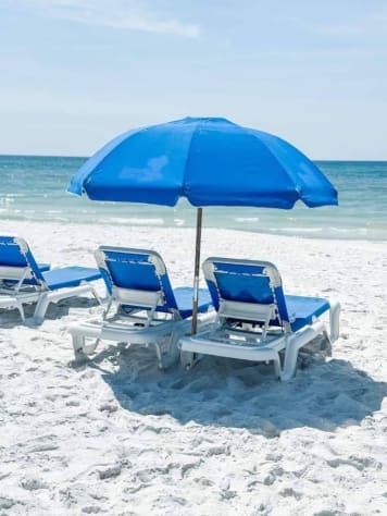 Beach service for two included