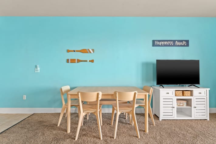 TV and Dining Table