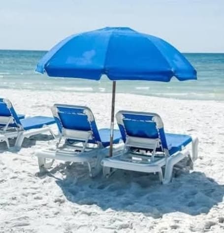 2 FREE Beach Chairs + Umbrella Daily 