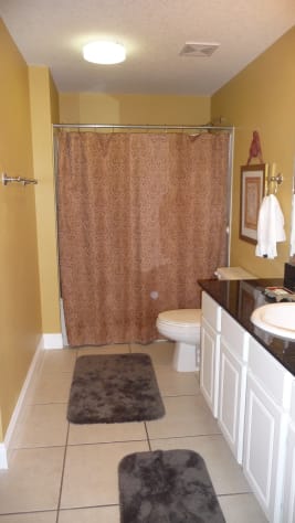 Guest Bathroom Double Sinks