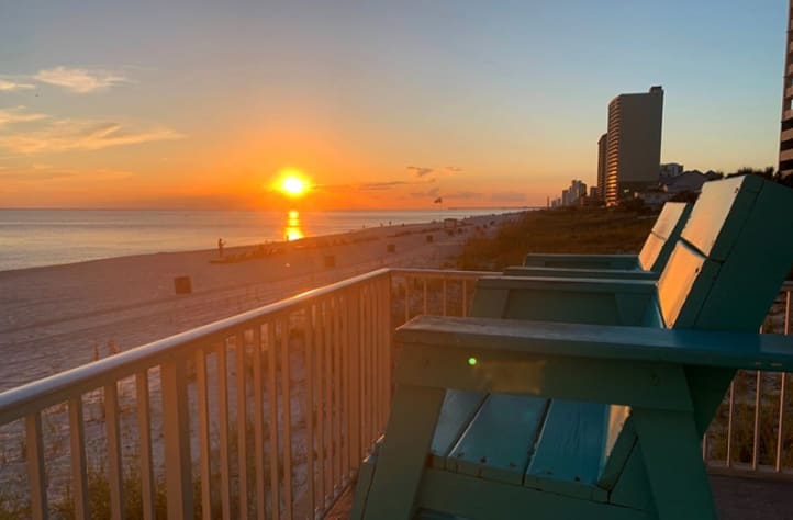 sit Out On the Beach area Deck