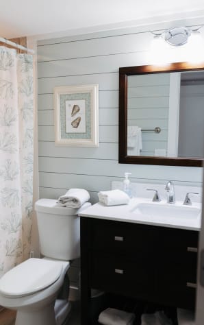 Second Bedroom Bath with tub and shower