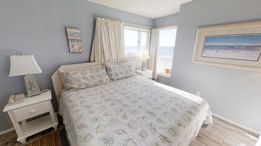 Master Bedroom w/View of Gulf
