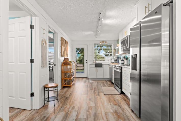 New engineered hardwood. 