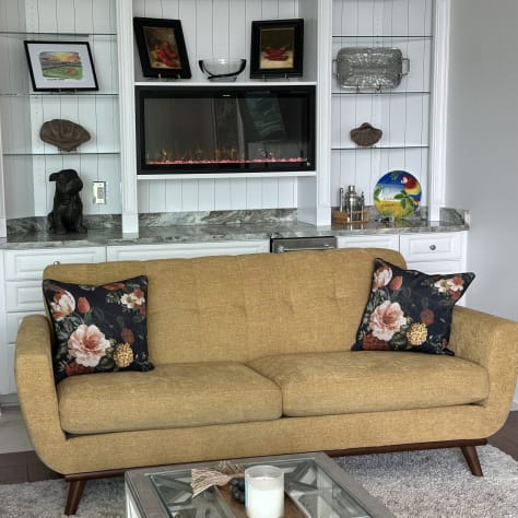 Comfy couch fit for two!