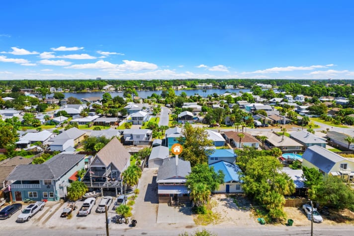 Located in grand lower lagoon 1 block from beach &amp; near community boat ramp.