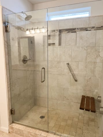 walk in shower