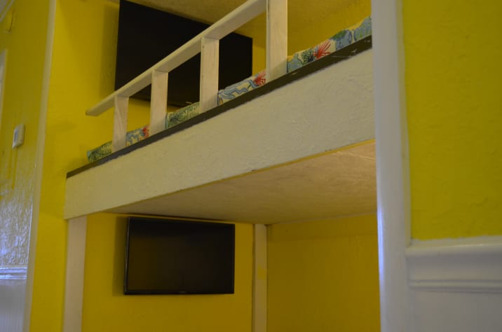 New TV's installed in the Bunk Beds 