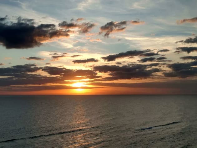 Beatiful sunsets from the beach or balcony.