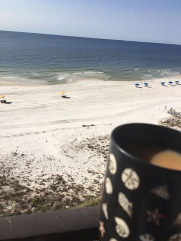 Coffee with a view!