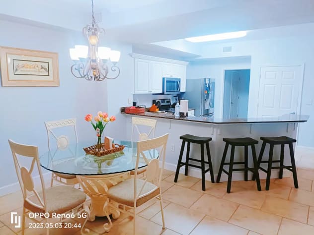 Living room dining table