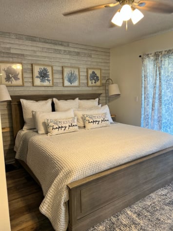 deck off of main bedroom has additional seating areas