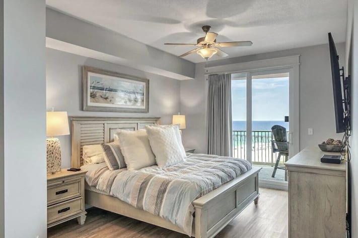 Master Bedroom view of the Gulf