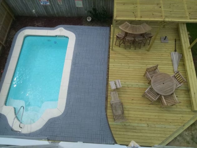 Aerial View Of Swimming Pool