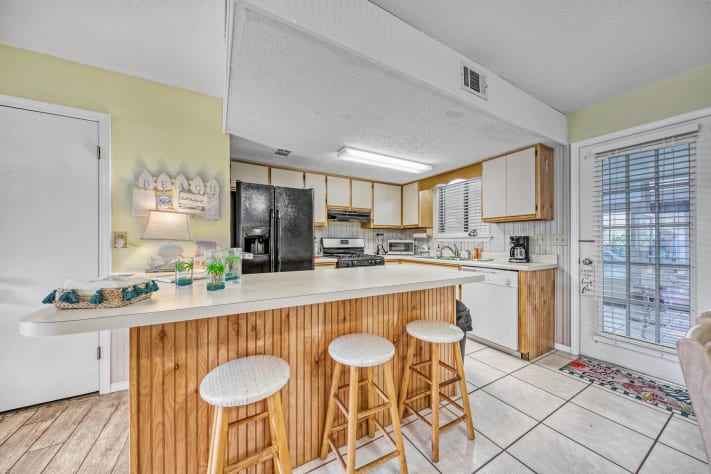 All appliances including coffee maker, new microwave, blender fully loaded