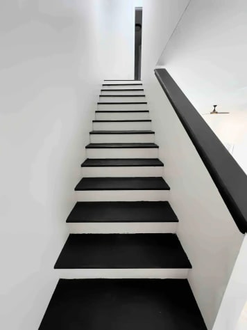 Stairs to the second floor 