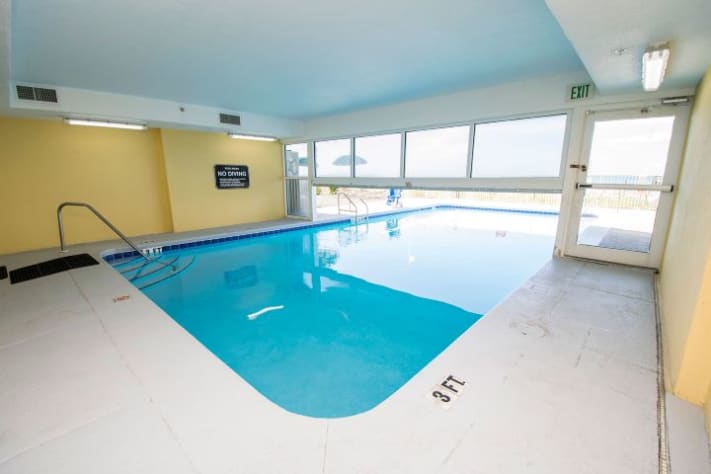 Indoor/outdoor pool to use year-round, rain or shine
