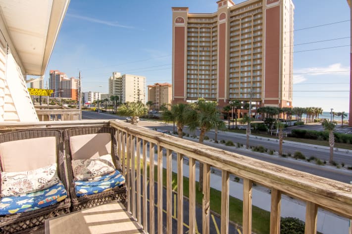 Gulf View Master Bedroom Balcony