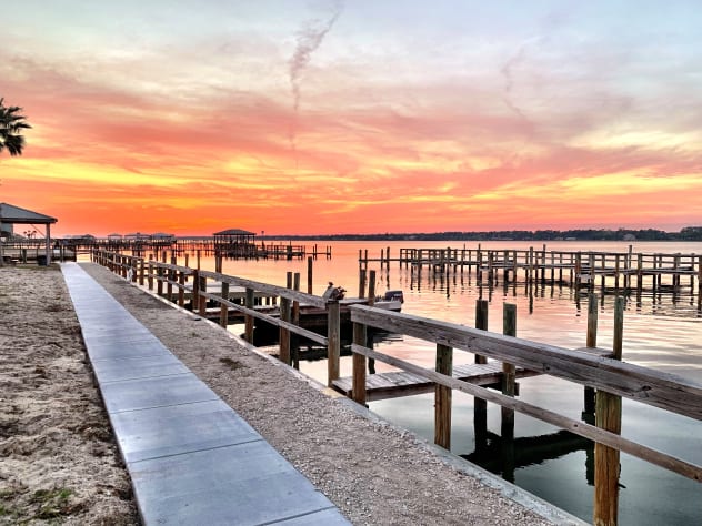 Sunset over Little Lagoon 