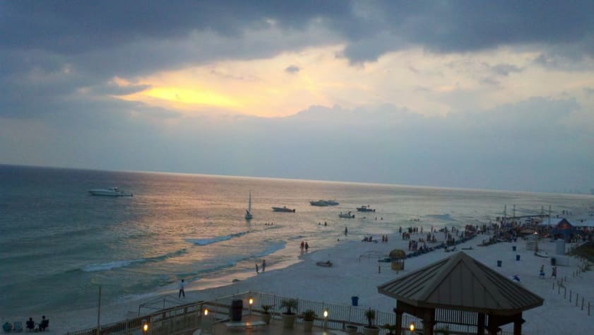 One of many stunning sunsets.