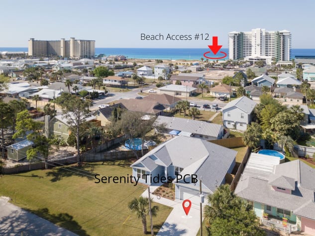 Location of Beach Access #12