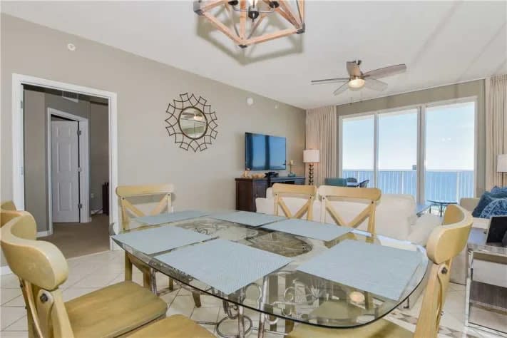 Views of the water while you dine