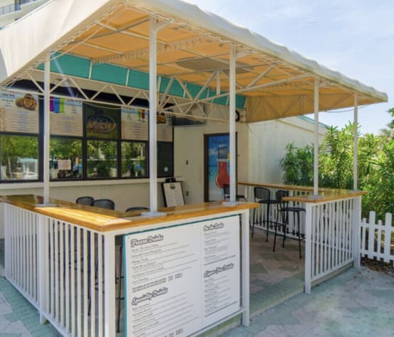 Pool side bar