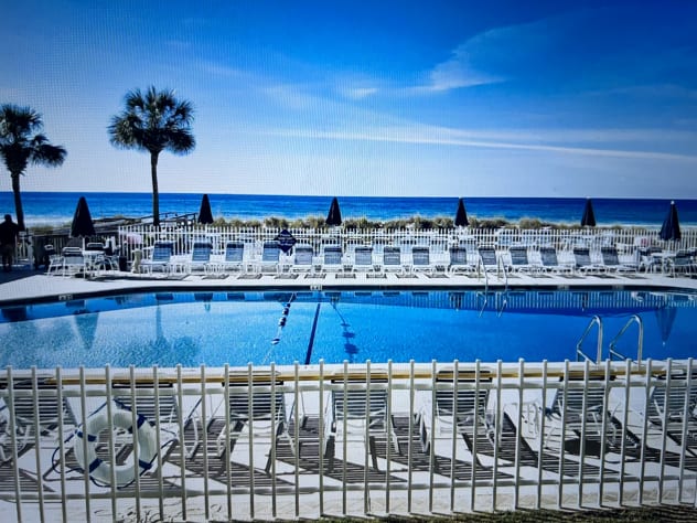 PRICELESS VIEWS from the Highboy Chairs on the patio of FLIP FLOPS ON THE MOON!