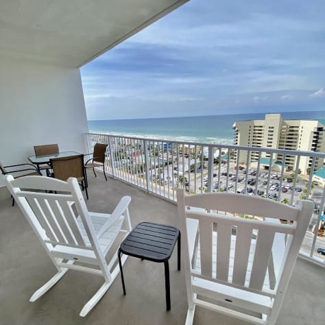 Gulf view from the balcony