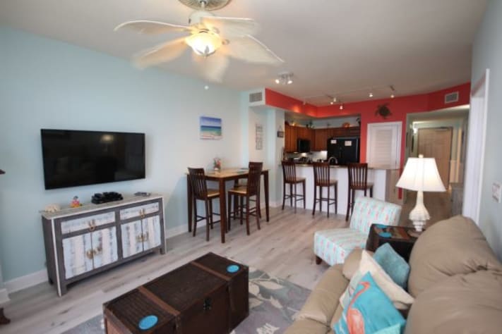All the comforts of a beachfront condo!