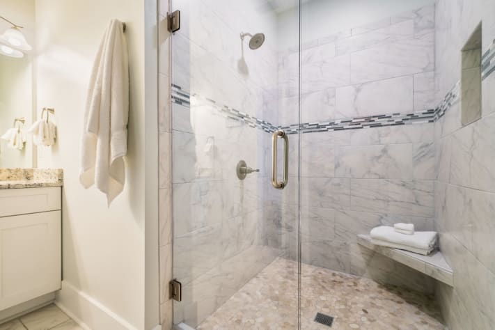 Unwind in the roomy Shower!