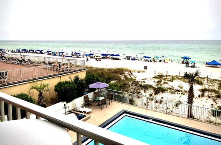 Pool out Your Window on Beach