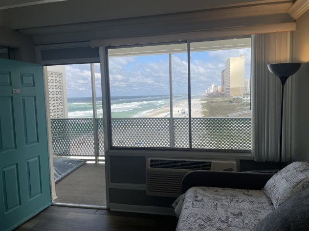Gulf View from Inside the Condo