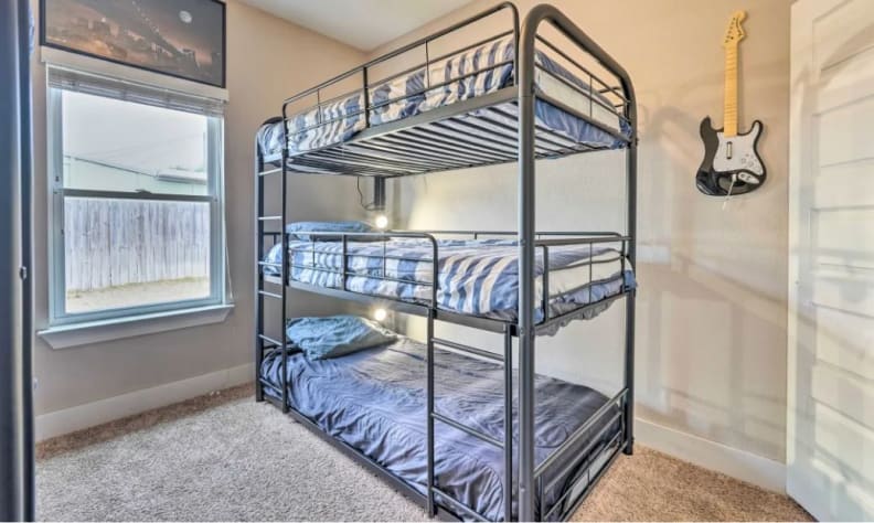 The Metropolitan Highrise room is great for chats and movie time on the smart TV