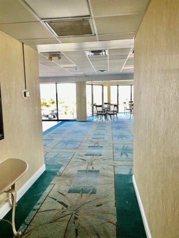 Entry to meeting hall