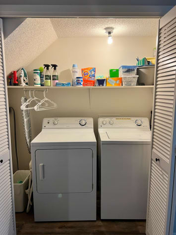 washer and dryer in unit