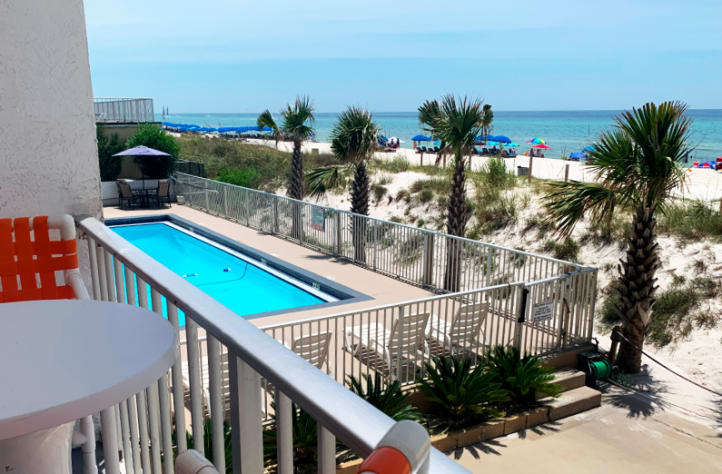 Overlooking Beach and OPOOL SWEET