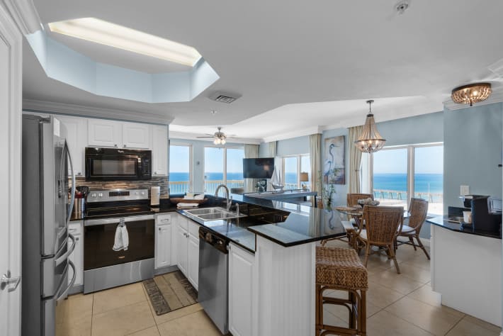 Very open floor plan concept with natural lighting from the south and west.