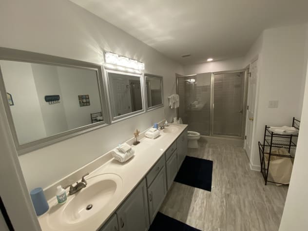 Master bathroom (2nd floor, ocean side, access from master bedroom only)