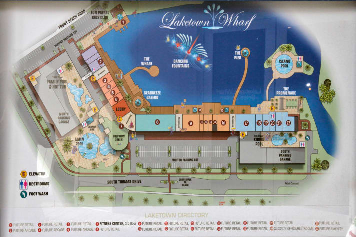 LTW1037 Map Of Resort