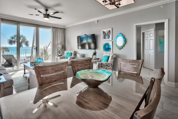 Majestic Sun 201A - Dining and Living Room Areas
