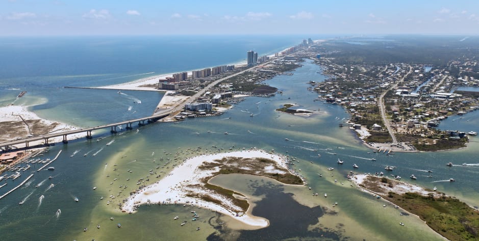 Aerial Photo of Orange Beach