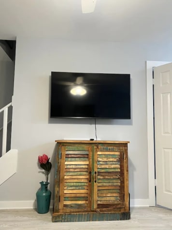 Big screen in the living room