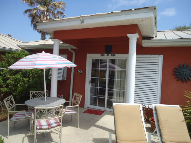 entrance to your villa