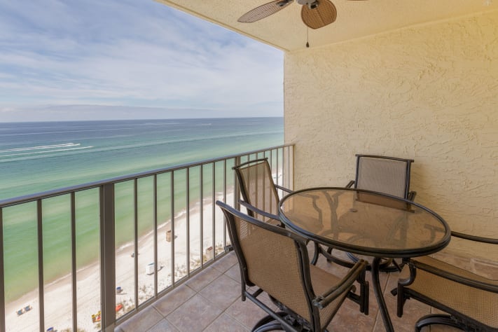 Balcony boasts one of the best views of the Gulf of Mexico