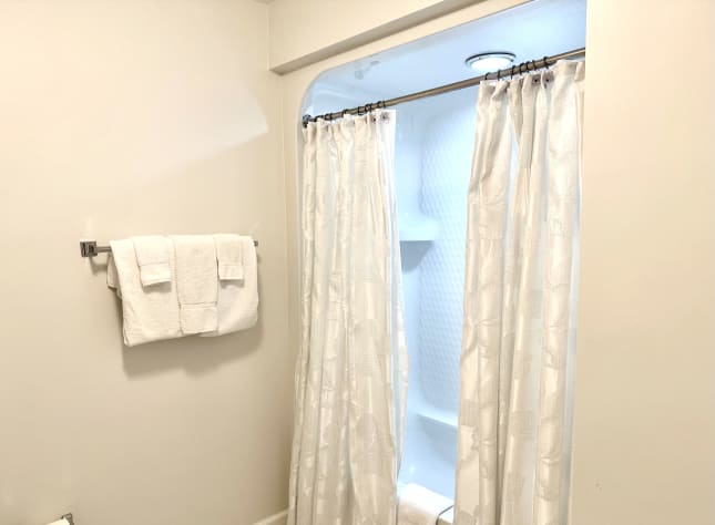 Guest bathroom shower/bath combo