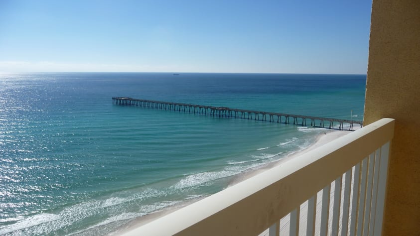 View of the Pier from the Balcony