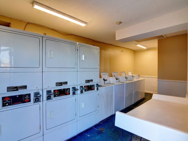 Full laundry Mat on the first floor
