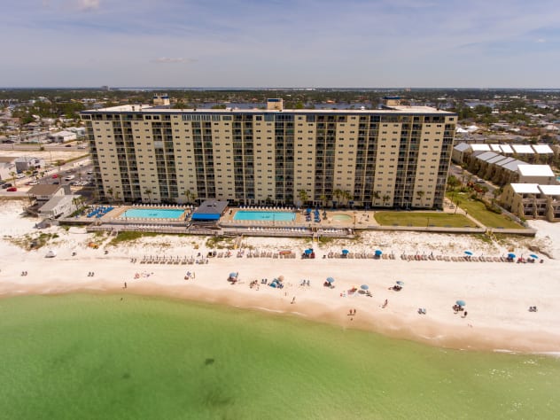 The Regency sitting pretty on the Gulf of Mexico